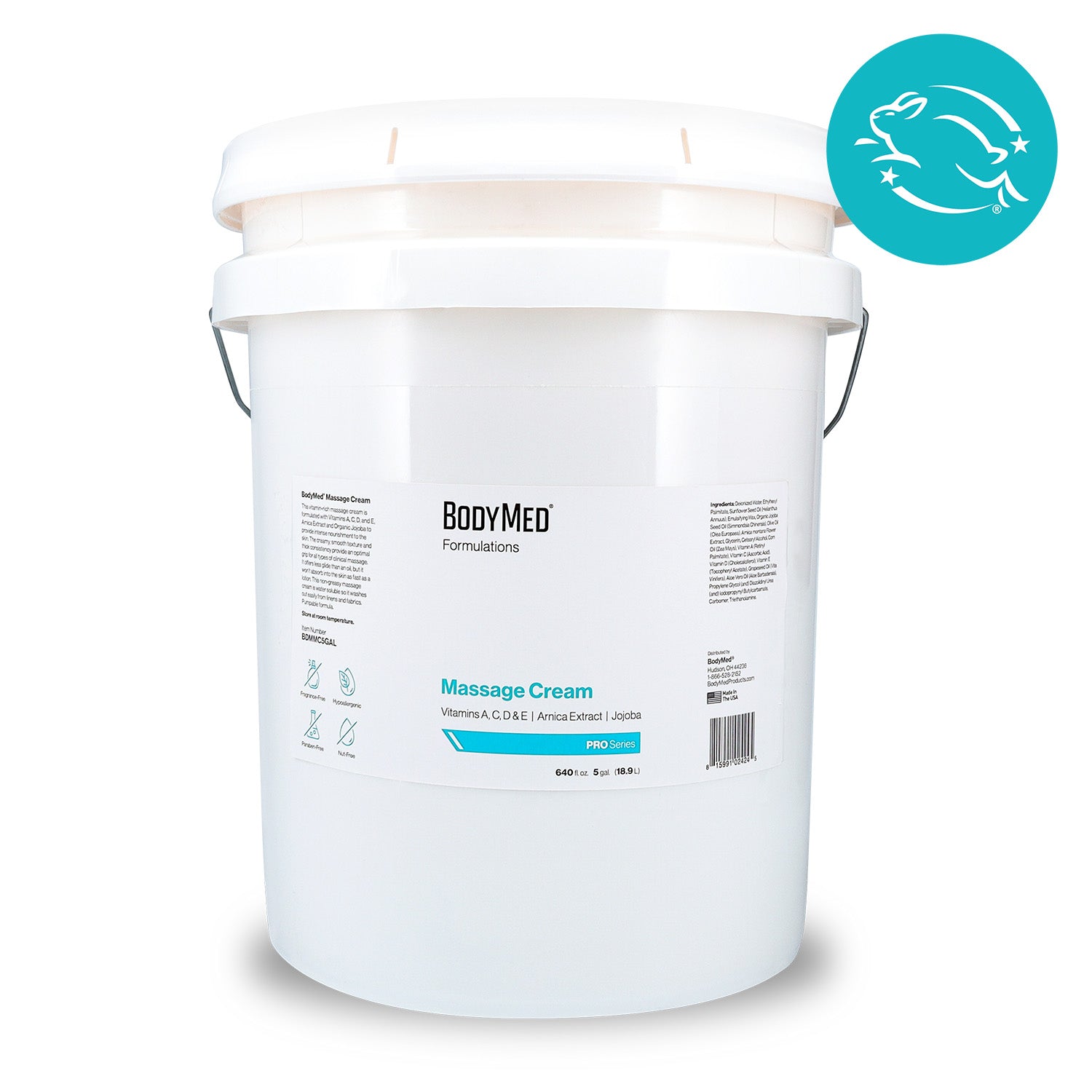 Massage Cream 5 Gallon Pail