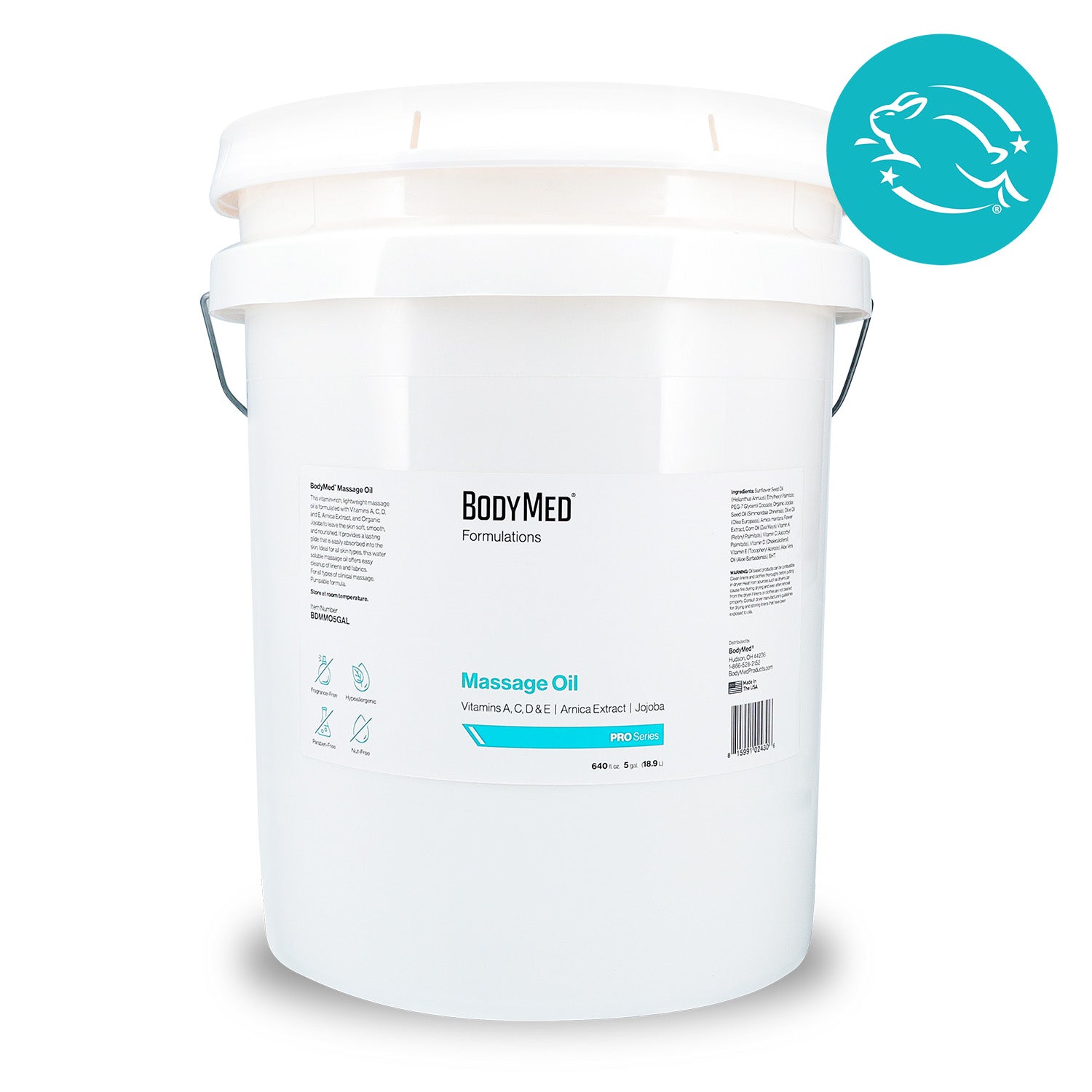Massage Oil 5 Gallon Pail