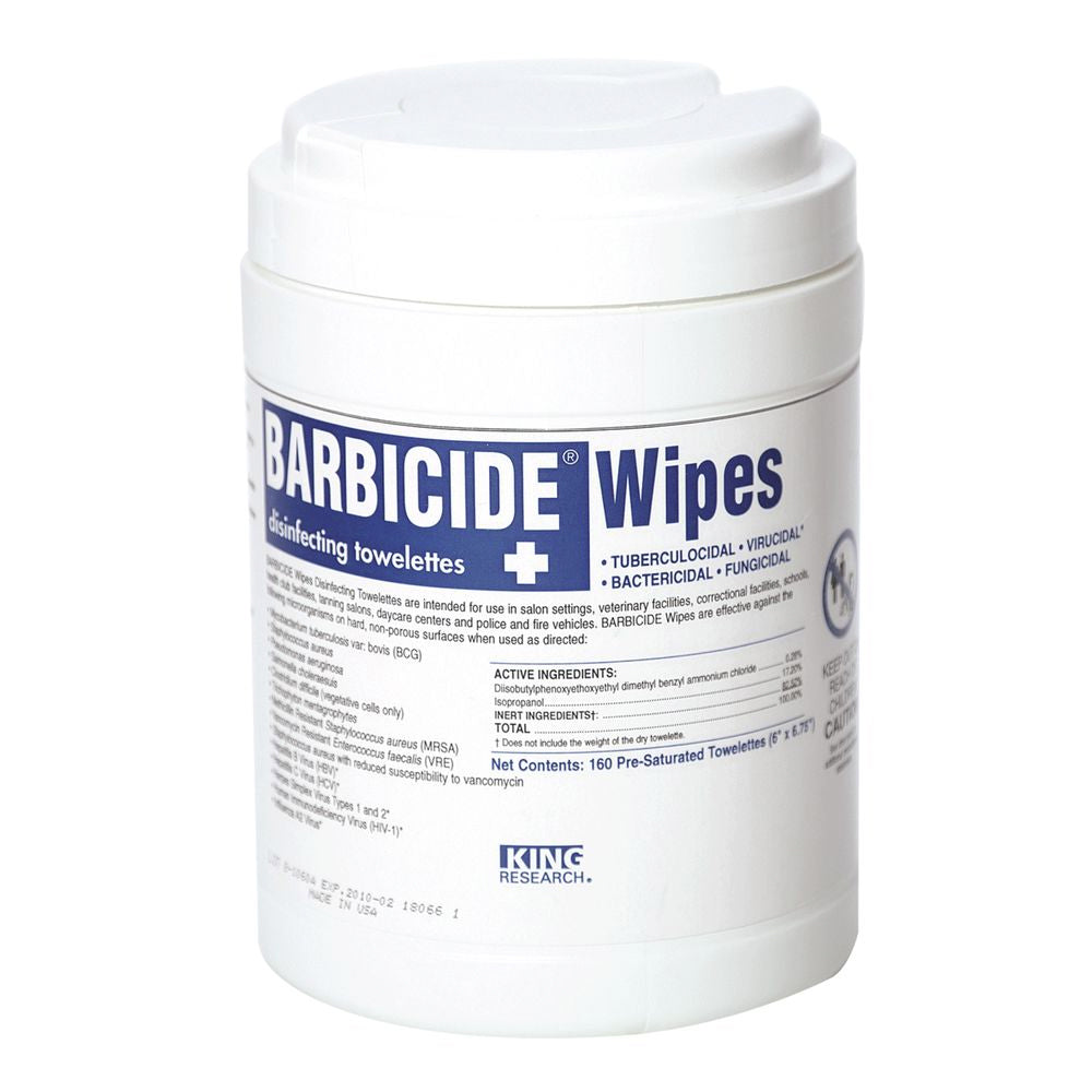 Barbicide Wipes 160/ Pack