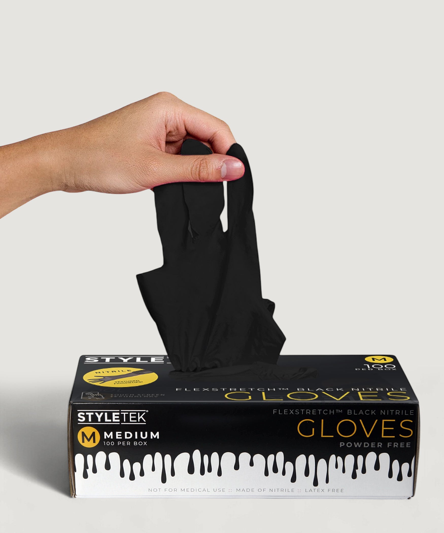 Black Nitrile Gloves