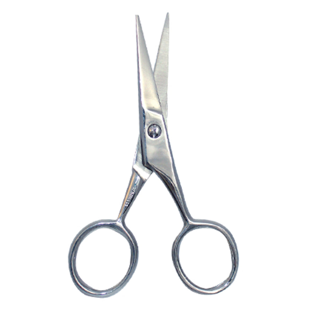 Satin Edge 4" Eyebrow;Scissor