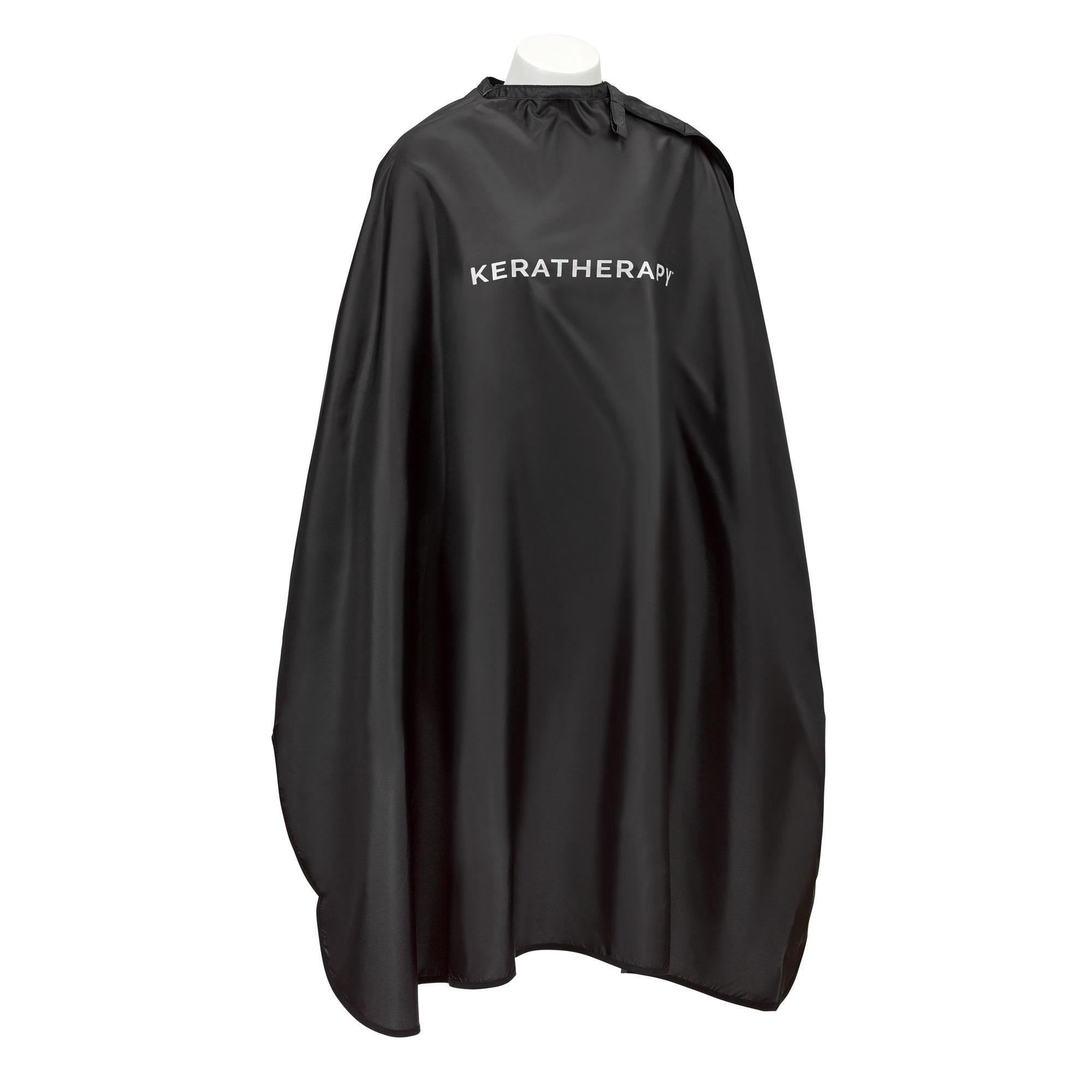 KERATOOLS: Black Buttoned Cape