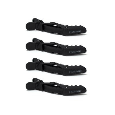 Black Coated Crocodile Clips