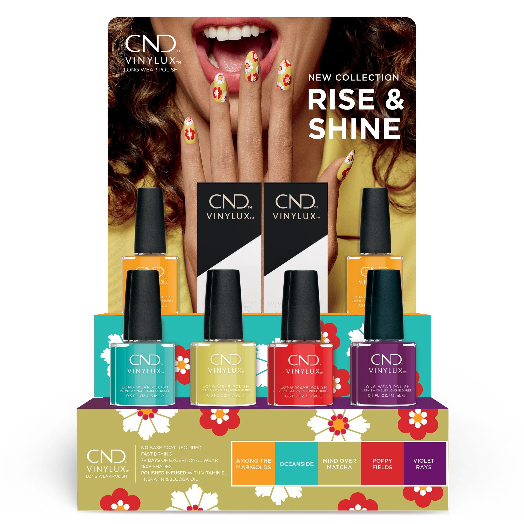 Rise & Shine Collection 14 pc Vinylux Pop Display