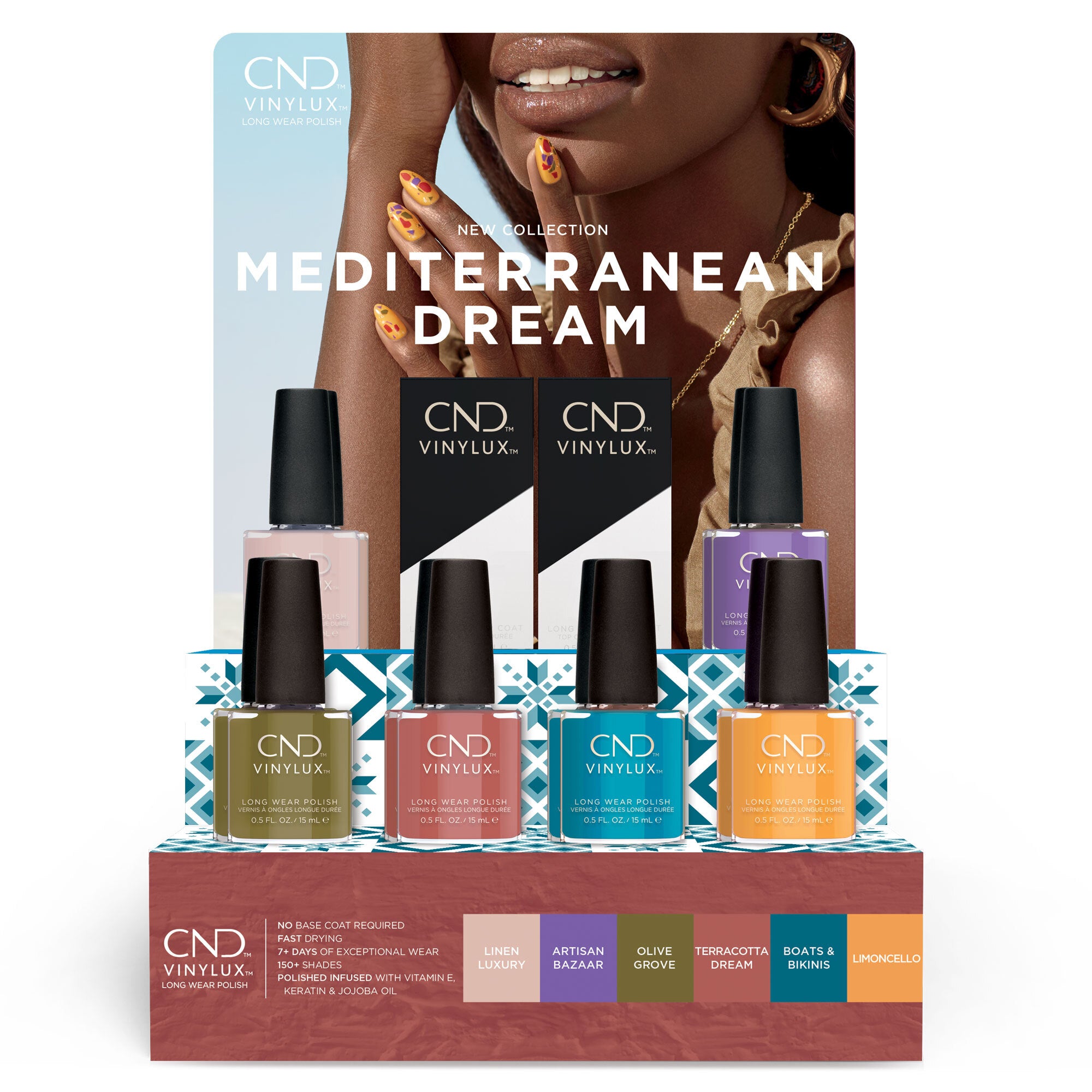 Mediterranean Dream Vinylux Pop 14pc Display