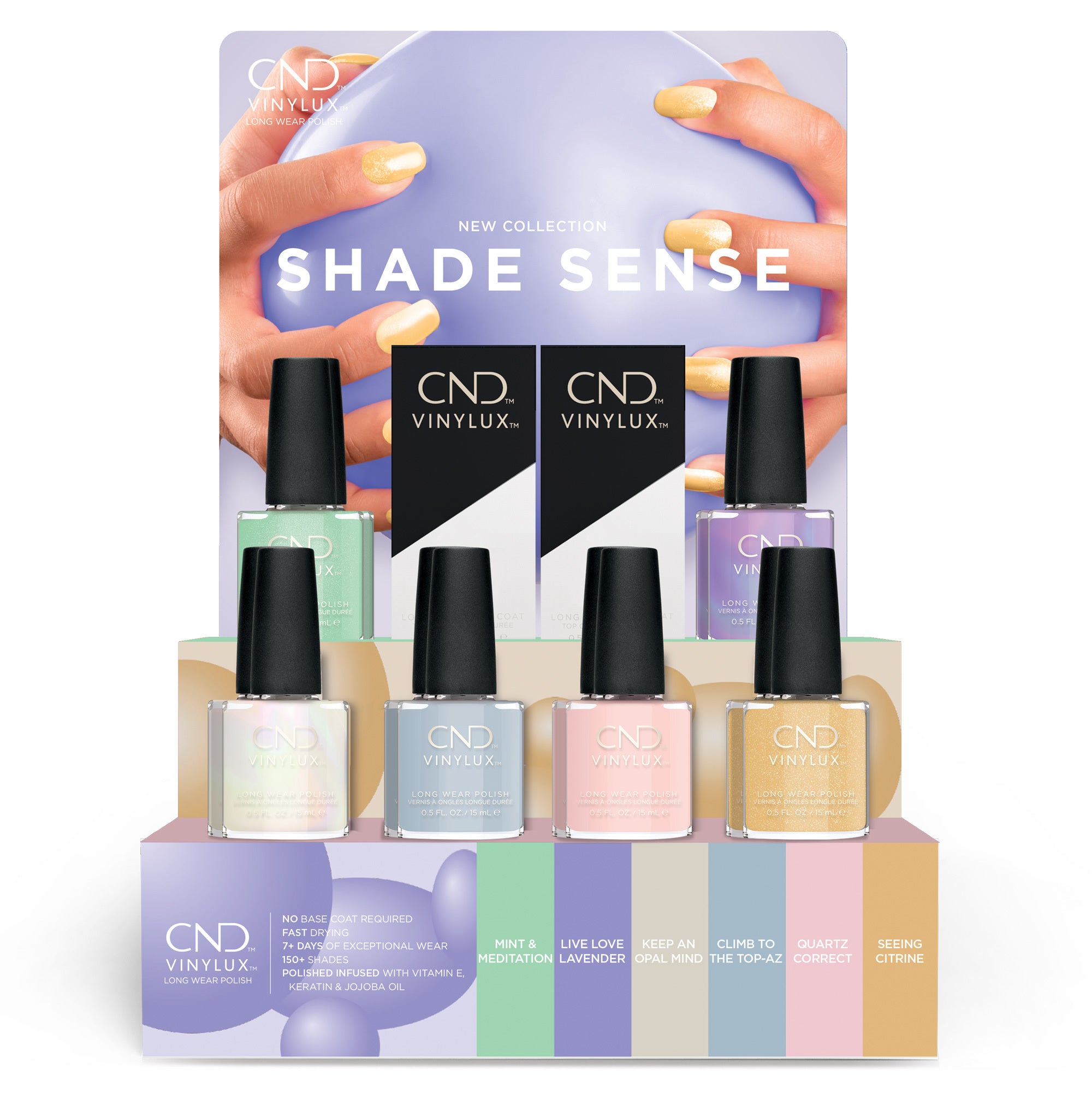 Shade Sense Vinylux Pop 14pc Display