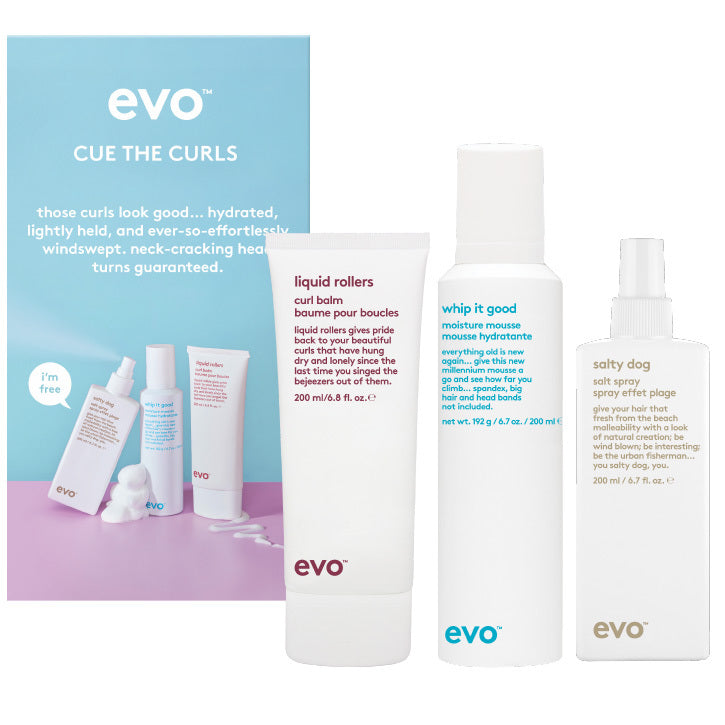 holiday with evo - cue the curls