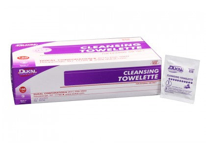 Cleansing Towelette 5" X 8" 100/Box