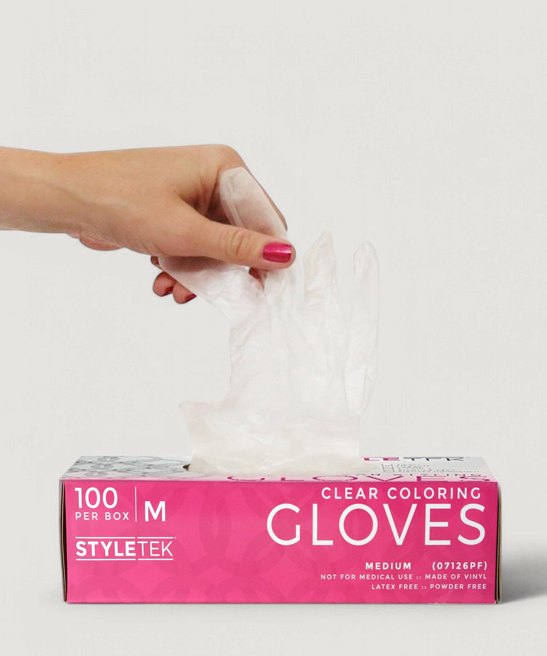 Clear Vinyl Powder Free Gloves