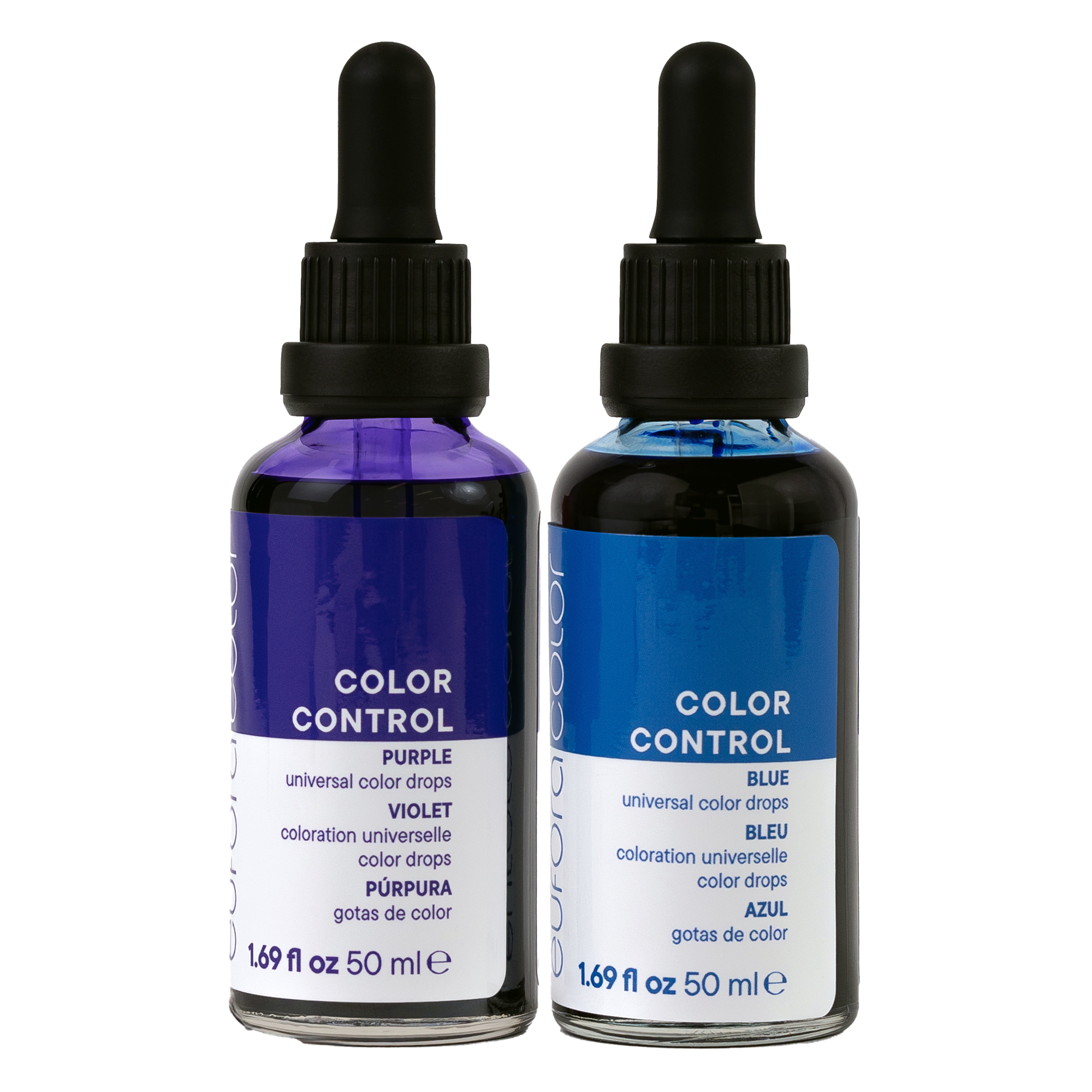 Color Control Purple and Blue Universal Color Drops - Duo