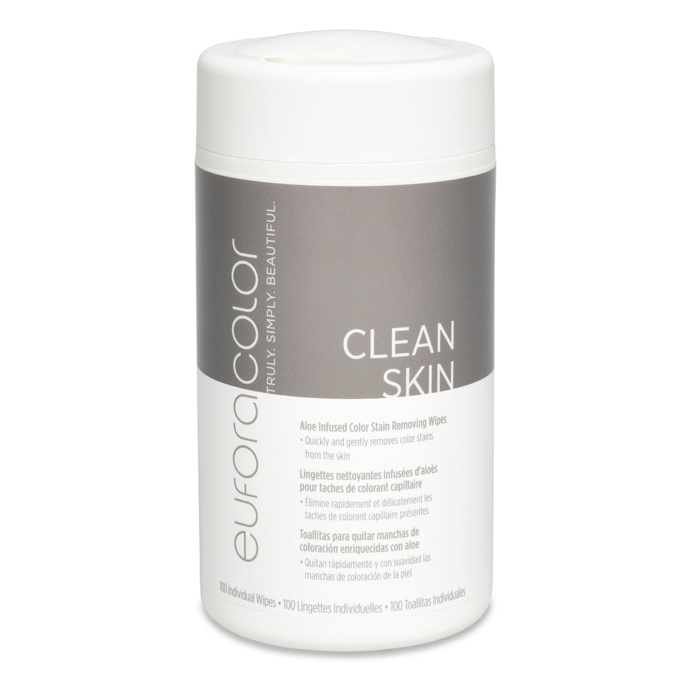 EuforaColor Clean Skin Color Wipes 100ct