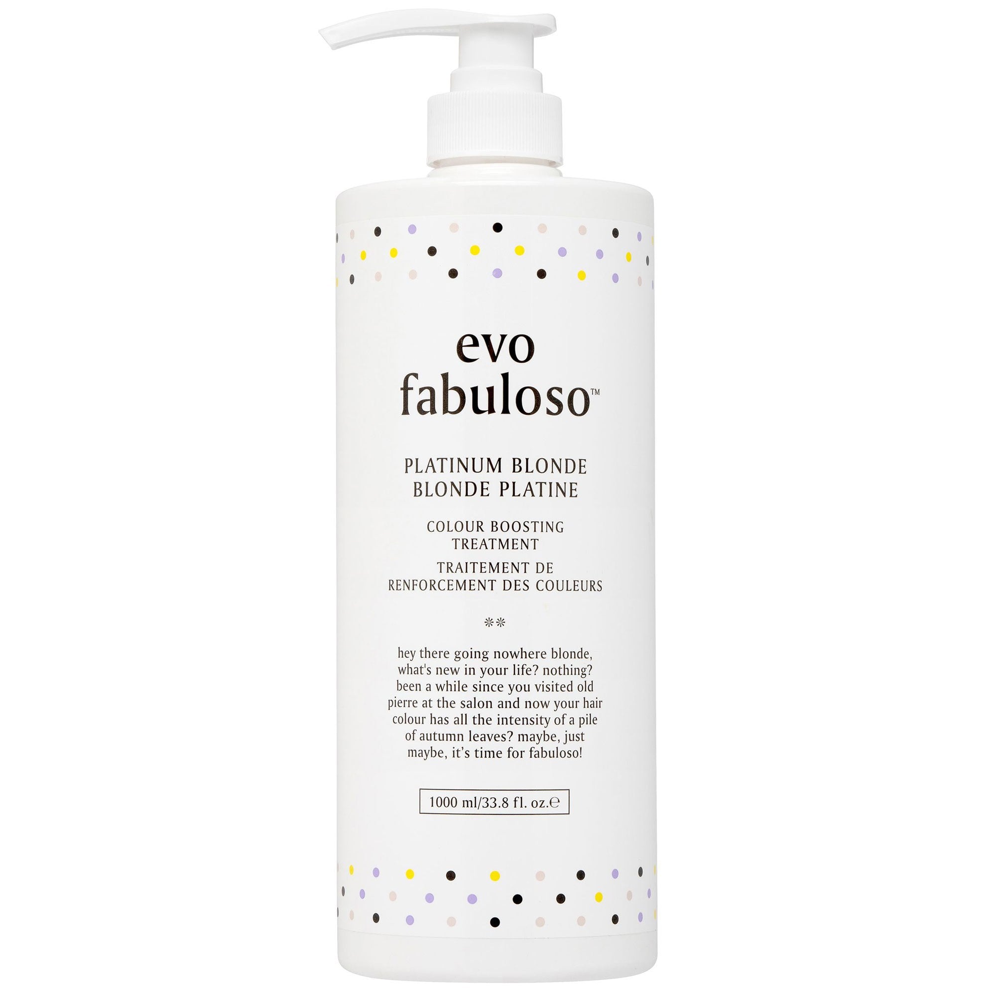 fabuloso boosting treatment - platinum blonde colour