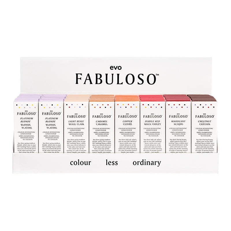 EVO Fabuloso 24pc 30ml Colour Boosting Conditioner Display