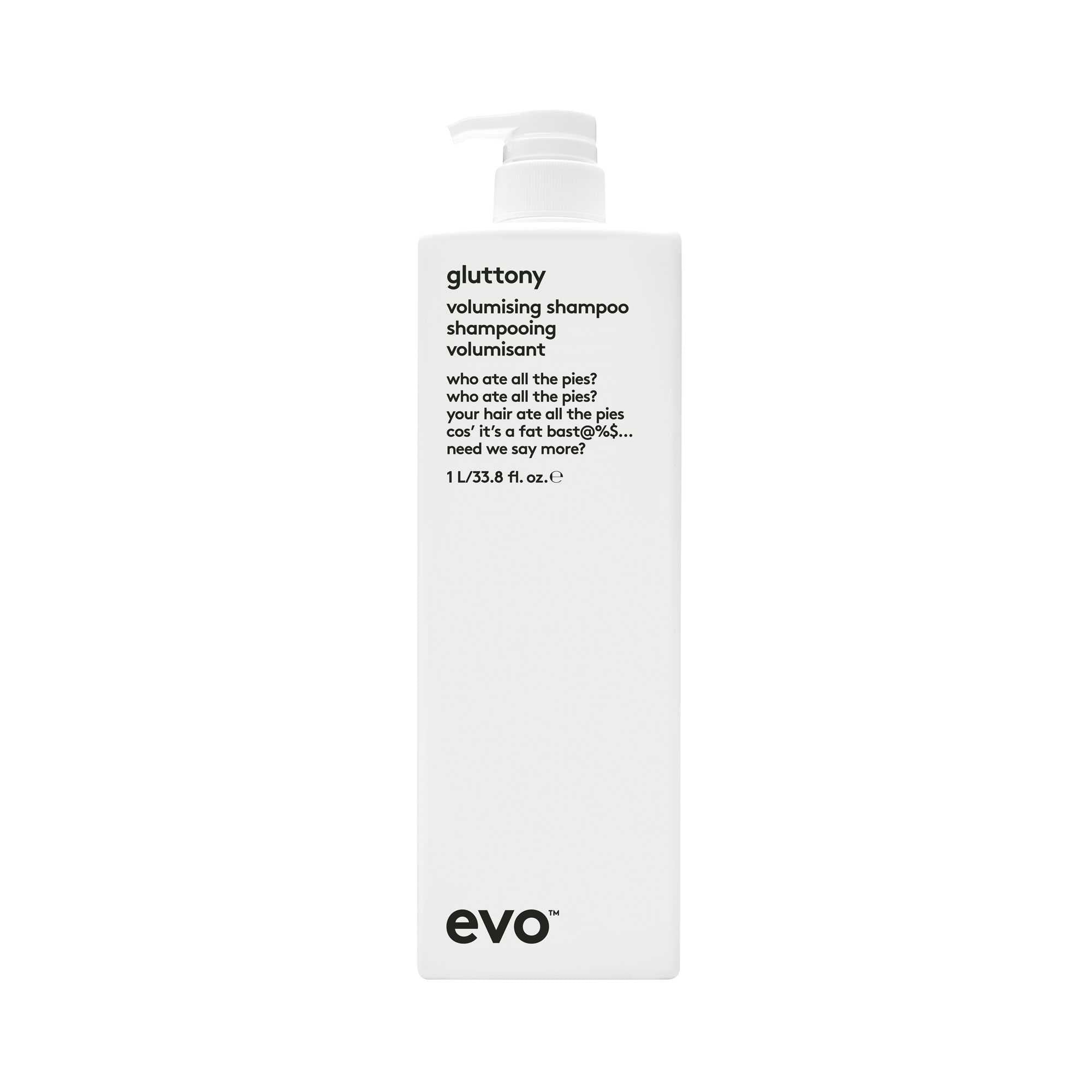 gluttony volumising shampoo