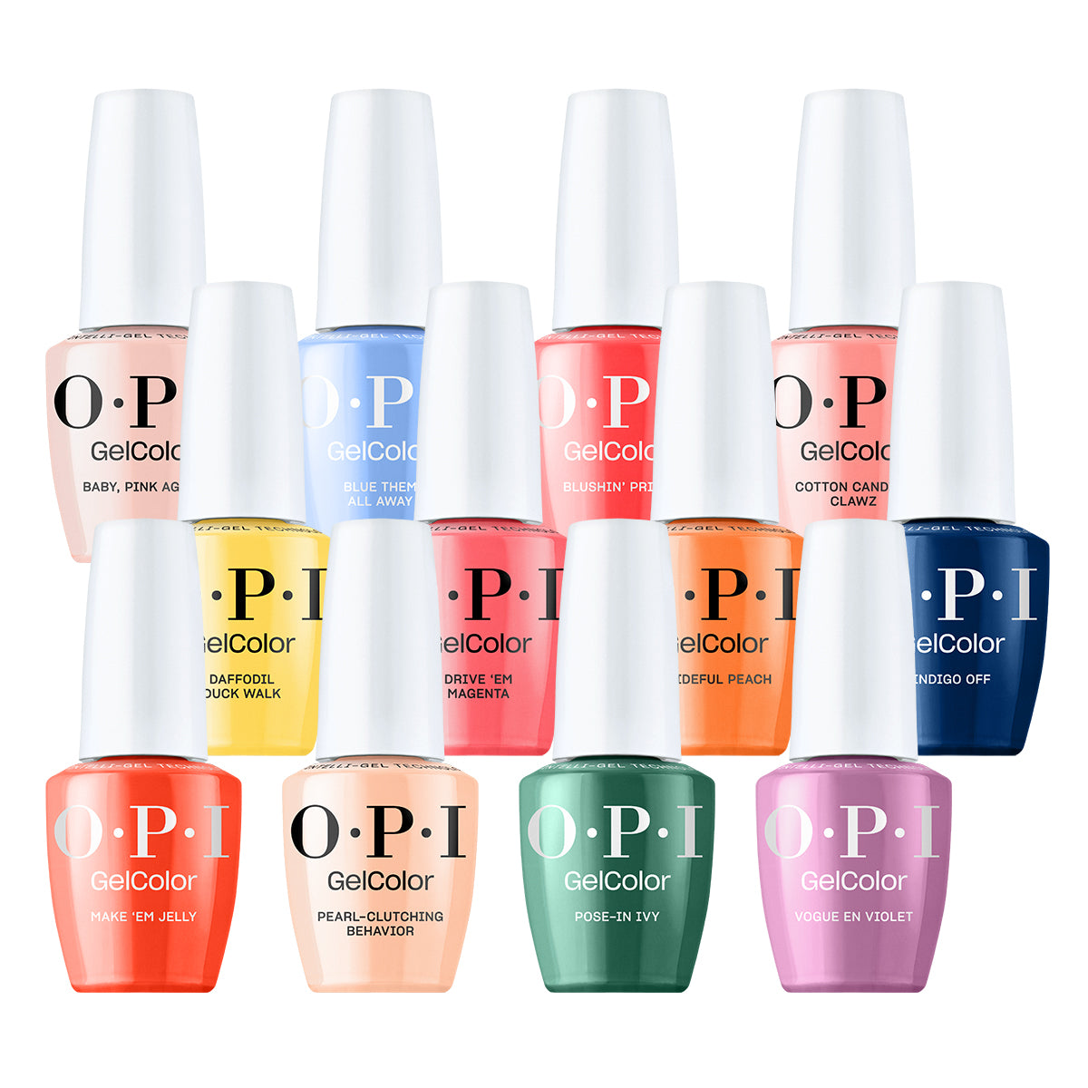OPI GelColor, 36 Piece Stock-In-Box (Make 'Em Jelly Collection)
