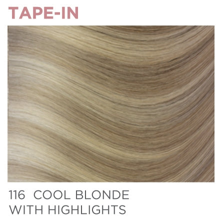 116 Tape-In 14" - Cool Blonde / Highlights