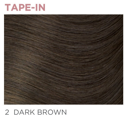 2 Tape-In 14" - Dark Brown