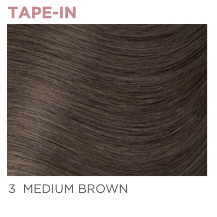 3 Tape-In 14" - Medium Brown -