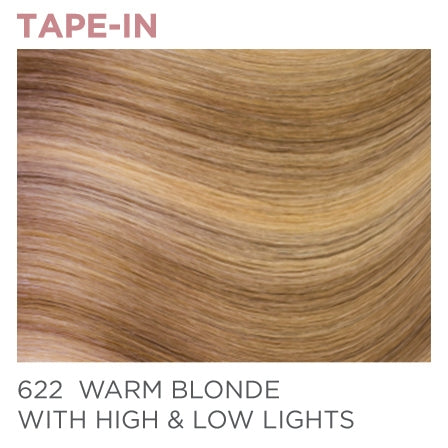 622 Tape-In 14" - Warm Blonde / High and Low Lights