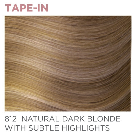 812 Tape-In 14" - Dark Blonde / Subtle Highlights