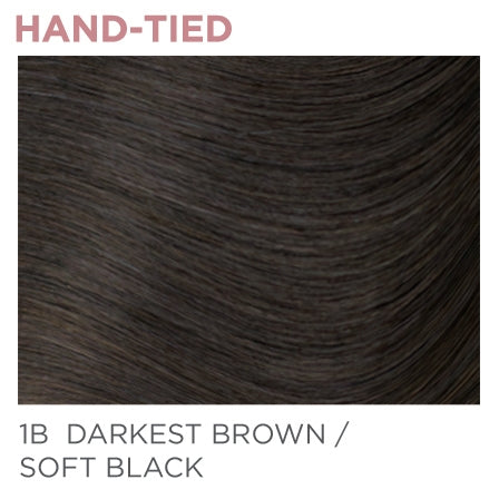 1B Hand-Tied 14" - Dark Brown / Soft Black