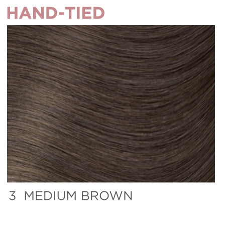 3 Hand-Tied 14" - Medium Brown