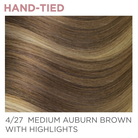 4/27 Hand-Tied 14" - Medium Aubrun Brown / Highlights