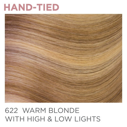 622 Hand-Tied 14" - Warm Blonde / High & Low Lights