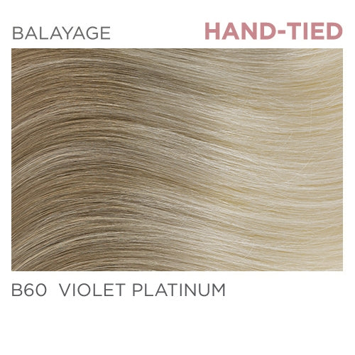 B60 Hand-Tied 22" - BalayageWarm Blonde / High & Low Lights