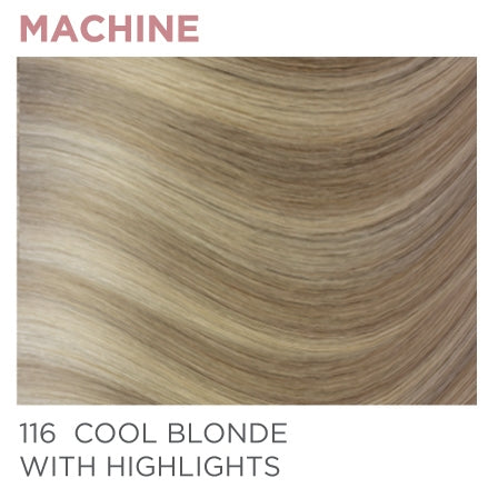 116 Machine-Tied 14" - Cool Blonde / Highlights