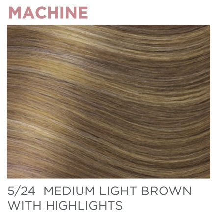 5/24 Machine-Tied 14" - Medium - Light Brown