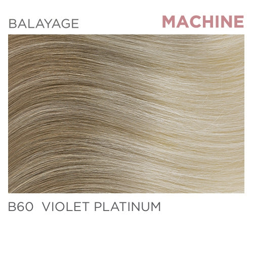 B60 Machine-Tied 14" - Balayage Warm Blonde / High & Low Lights