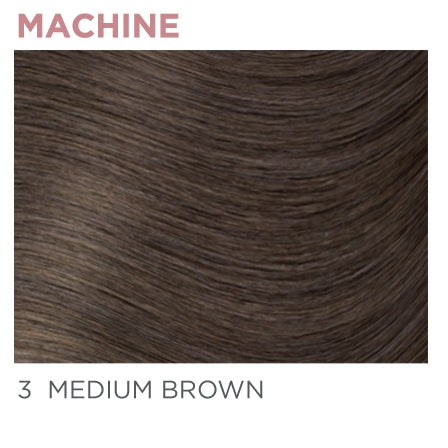 3 Machine-Tied 18" - Medium Brown