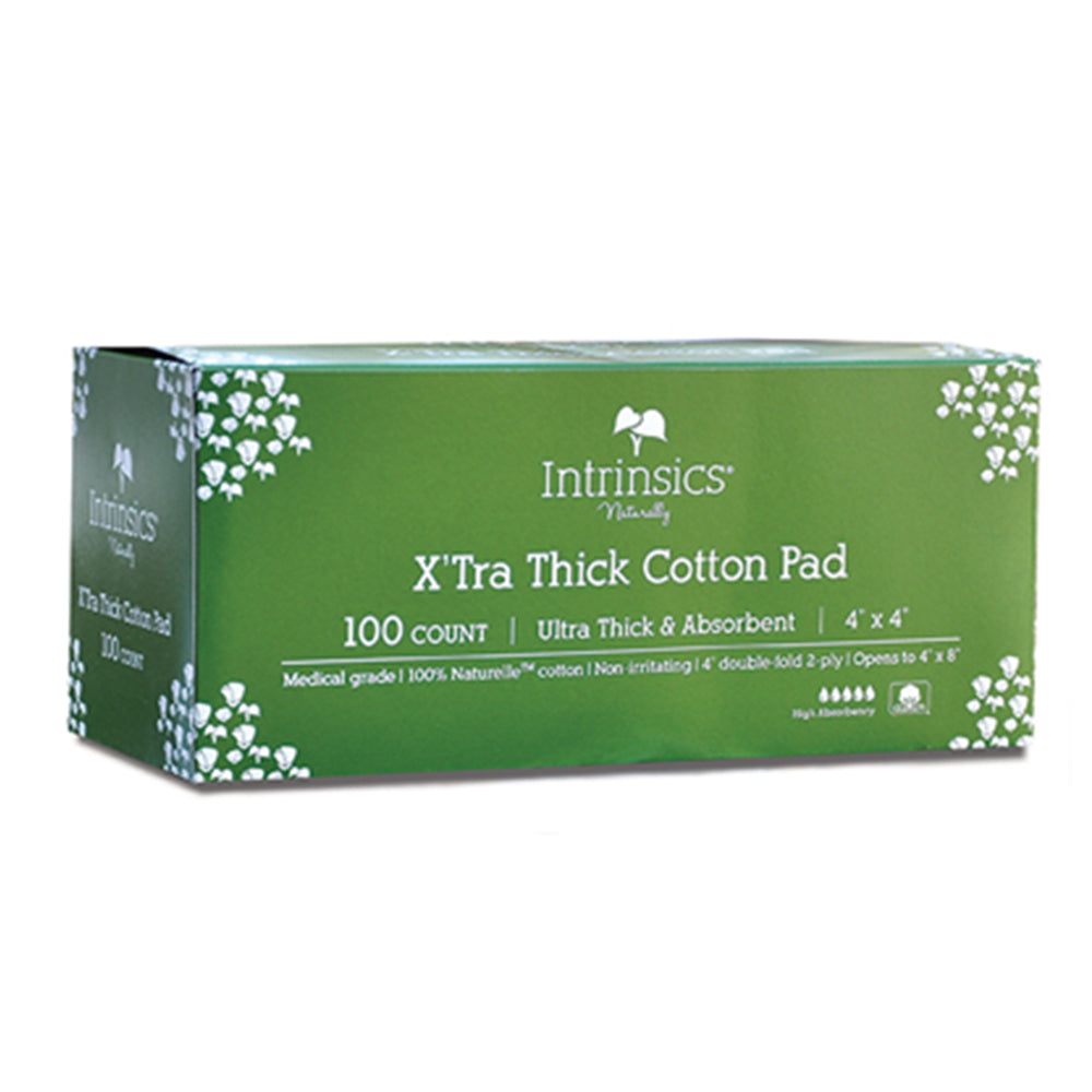 Xtra Thick Cotton Pad 4X4 2 Ply 100% Pure Cotton 100/Box