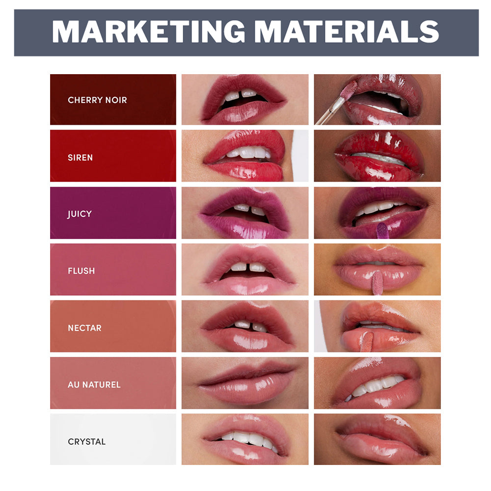 Colorluxe High Impact Lip Glaze Sample Card (20 Pk)