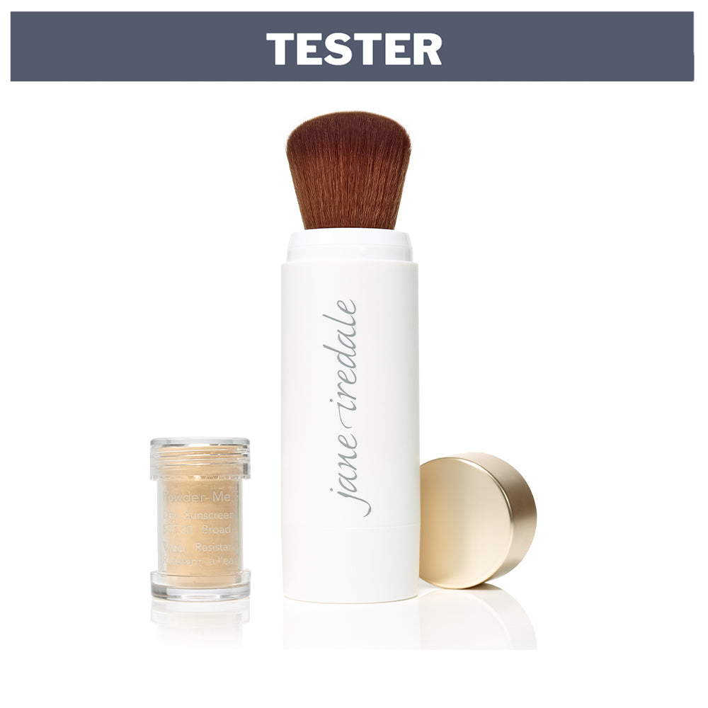 Powder-Me Spf Dry Sunscreen Refillable Brush Tester