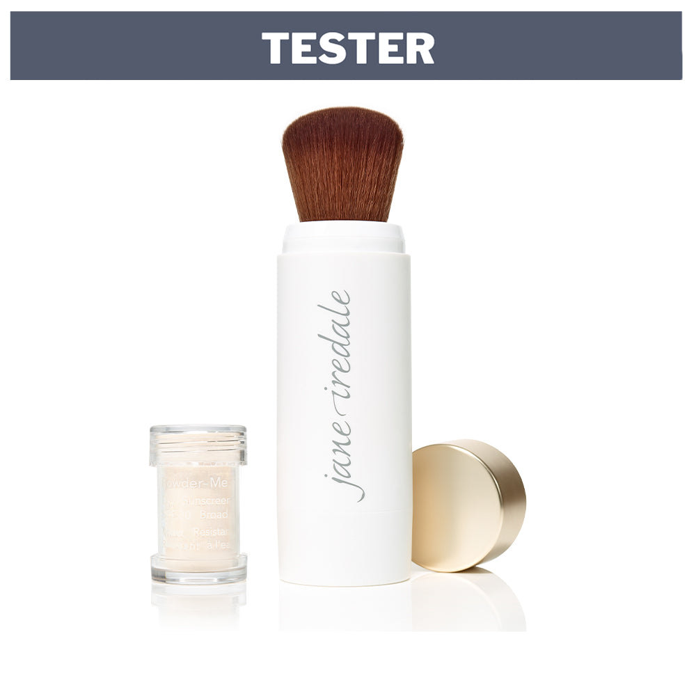 Powder-Me Spf Dry Sunscreen Refill Brush Translucent Tester