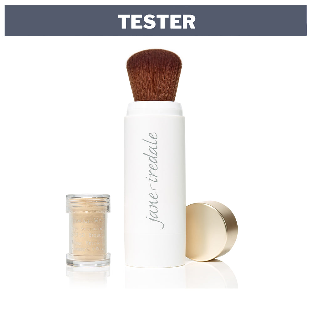 Powder-Me Spf Dry Sunscreen Refillable Brush Tester