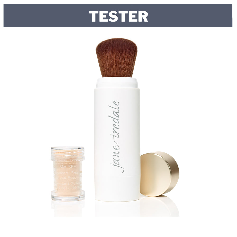 Powder-Me Spf Dry Sunscreen Refillable Brush Tester