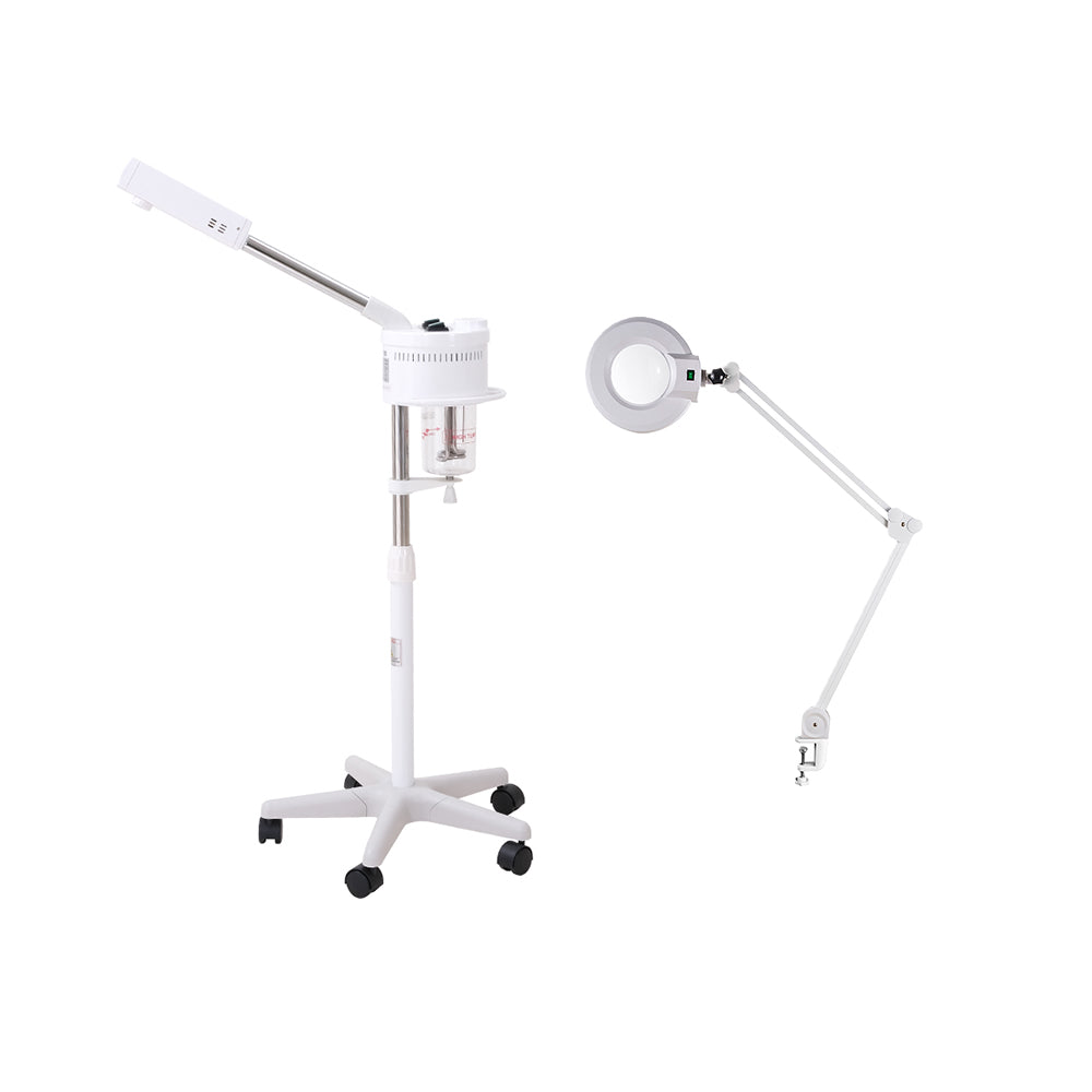 Facial Steamer & Magnifying Lamp Combination