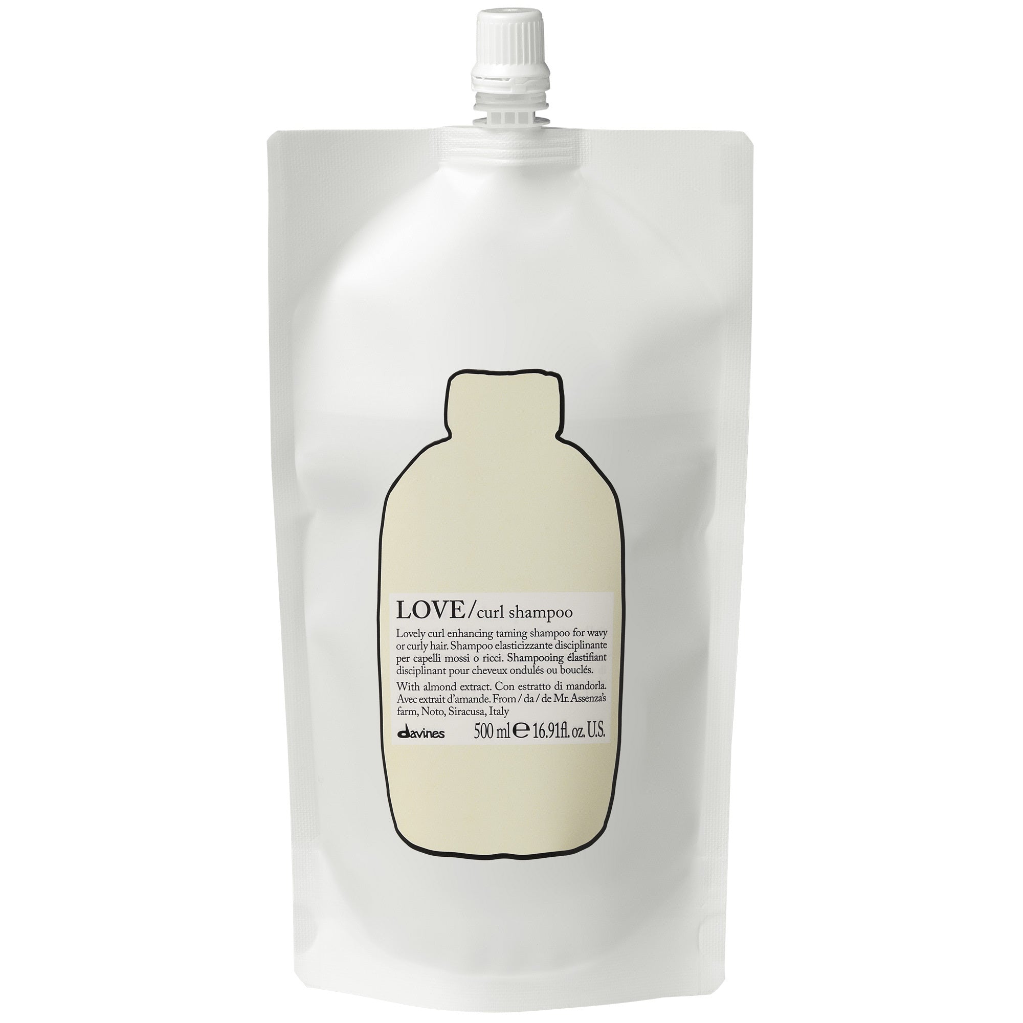 Essential Haircare LOVE CURL Shampoo Refill Pouch