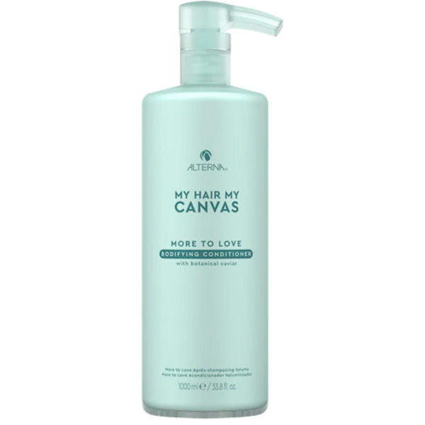 My Hair. My Canvas. MORE TO LOVE Bodifying Conditioner