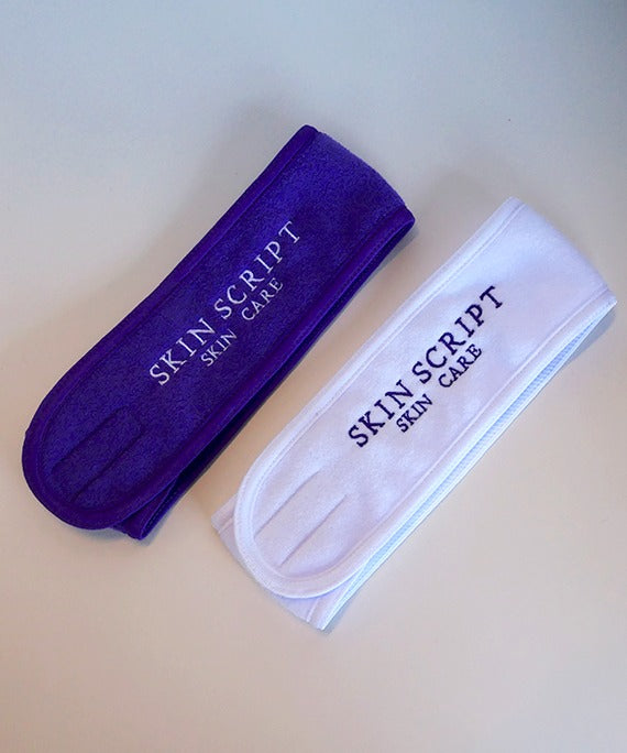Skin Script Terry Headband