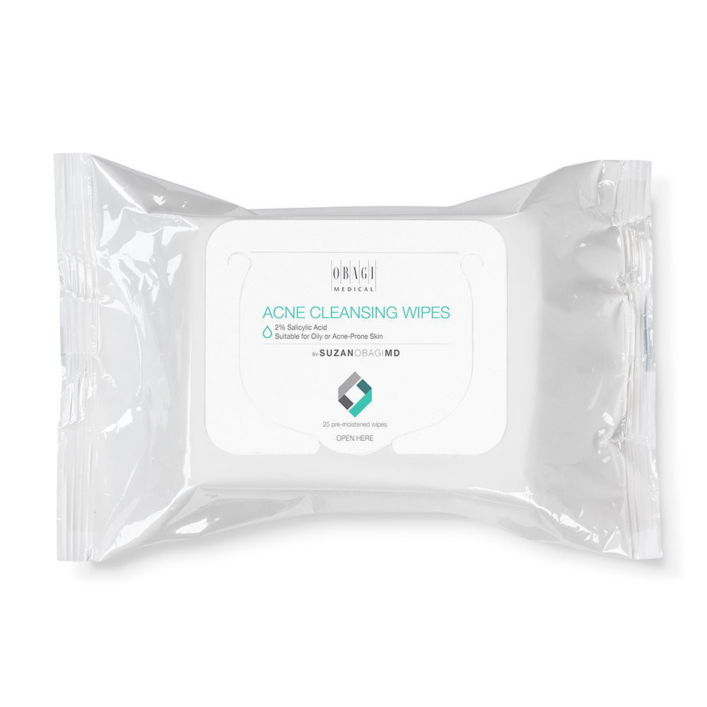 Suzan On The Go Cleansing Wipes For Oily Or Acne Prone Skin 25 Wipes
