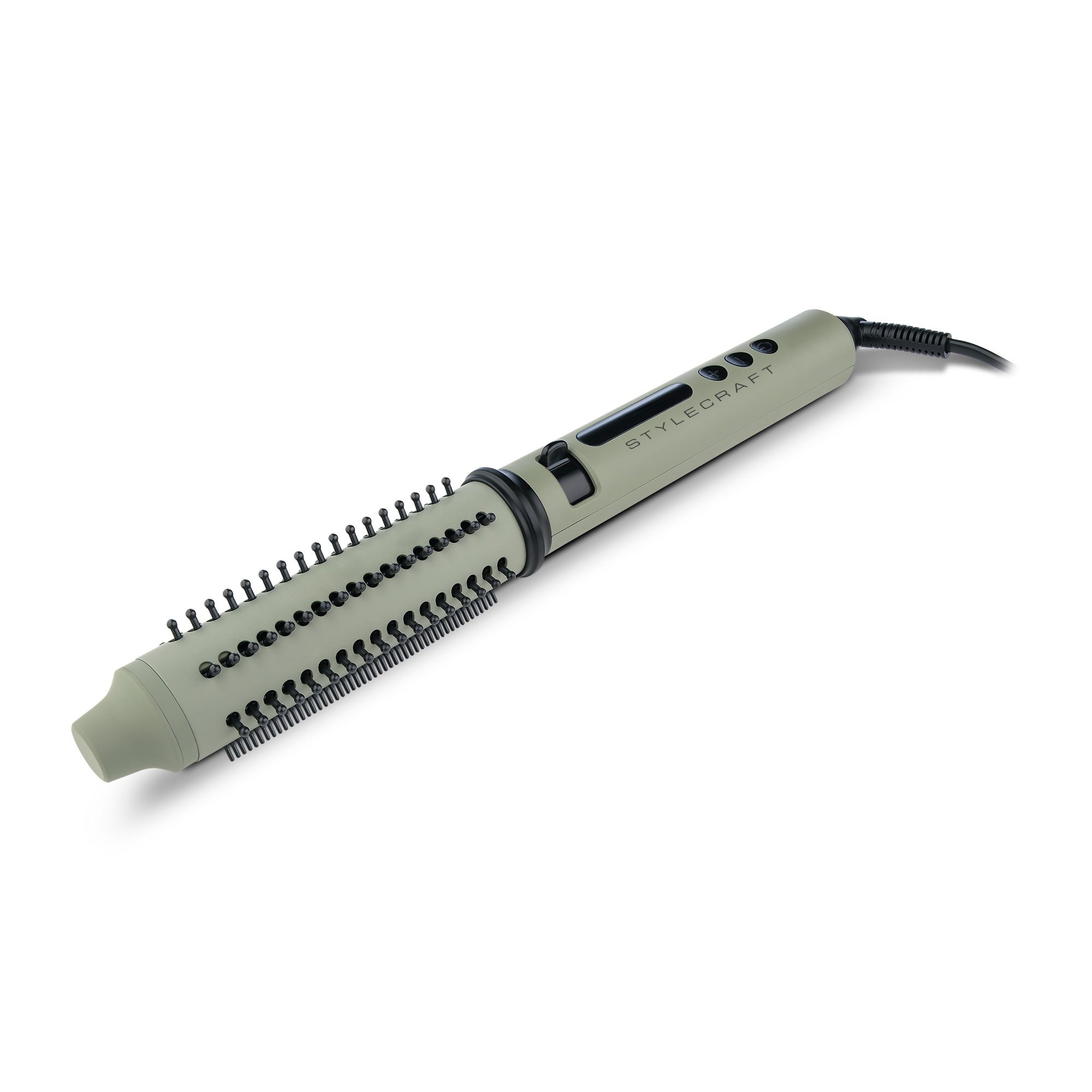 Sage: Retractable Styling Brush and Curling Wand