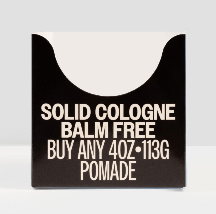 Solid Cologne Balm Display