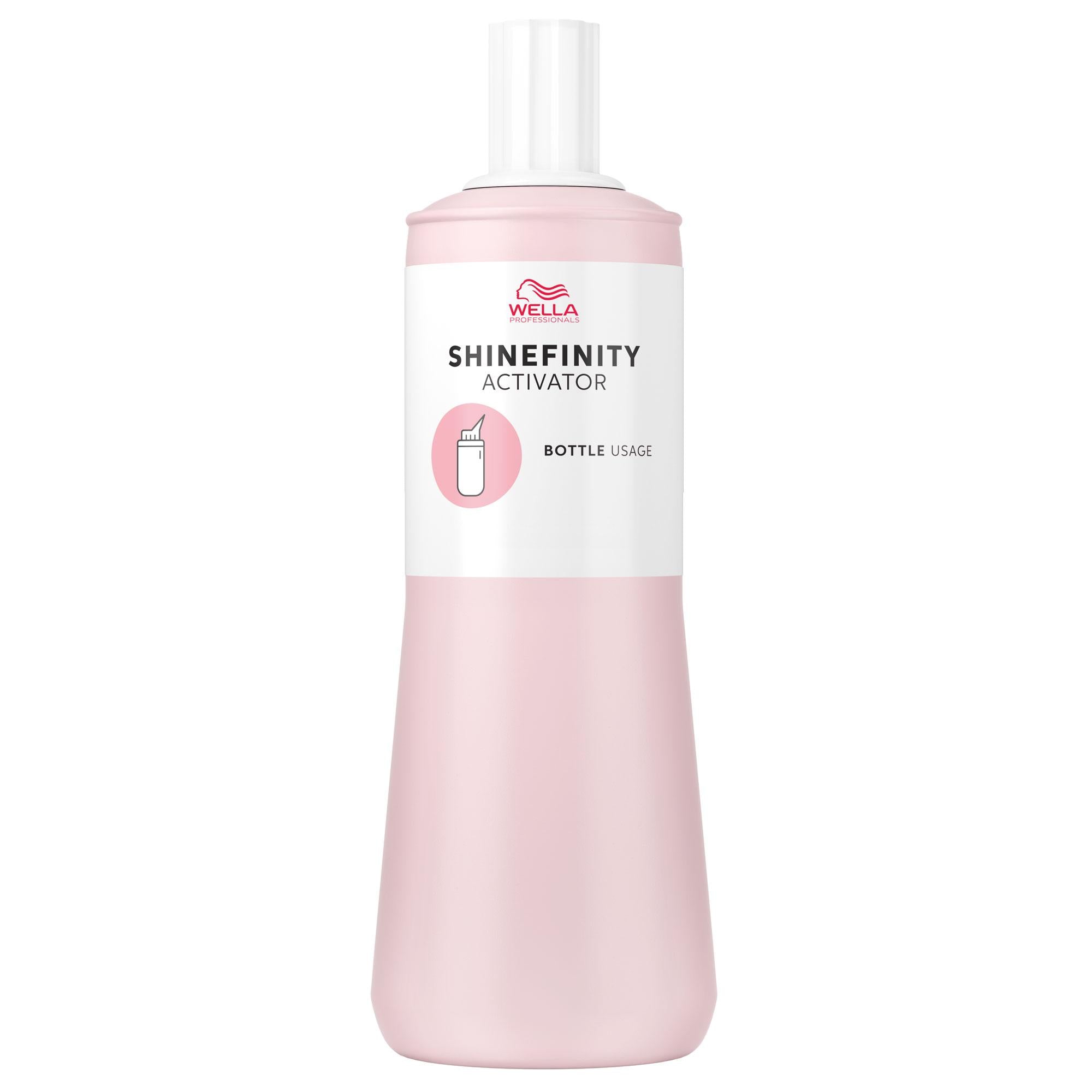 Shinefinity Color Glaze Activator 2% - Bottle Usage
