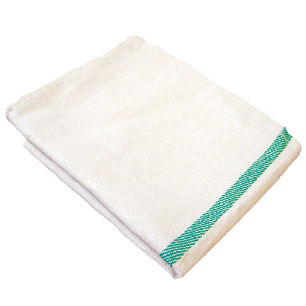 Soft N Style Green Striped Professional Cotton Towel 15'' X 26'' 12/Pack
