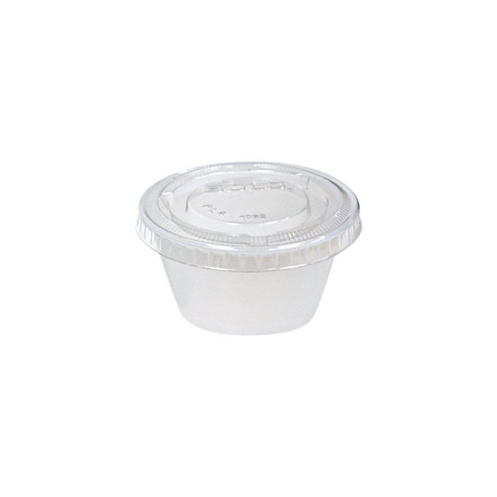 Plastic Cups W/Lid 500Ct