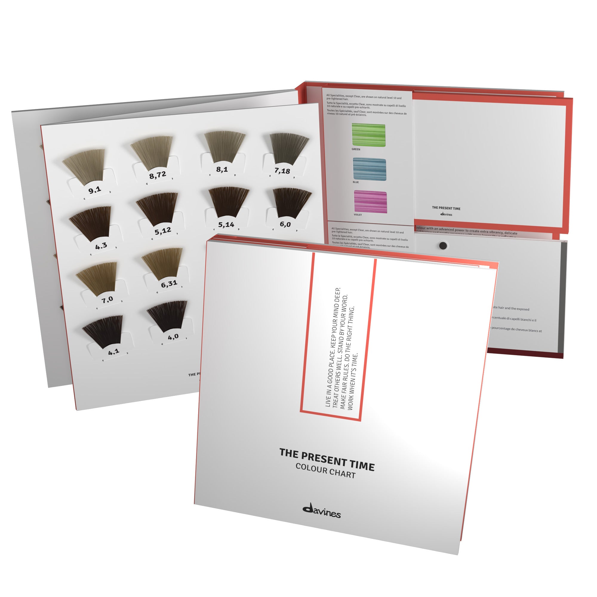 The Present Time - Swatchbook with 60 Shades